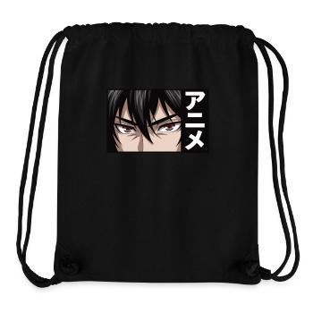 Anime eyes - Stanley/Stella recycelter Gym Bag - Schwarz - Vorne