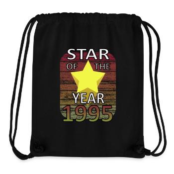 Star Year 1995 Birthday Shirt Legend - Stanley/Stella Recycled Gym Bag - black - Front