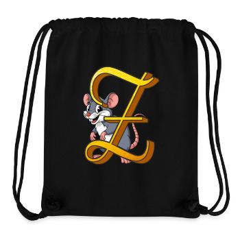 BUCHSTABE Z - Stanley/Stella recycelter Gym Bag - Schwarz - Vorne