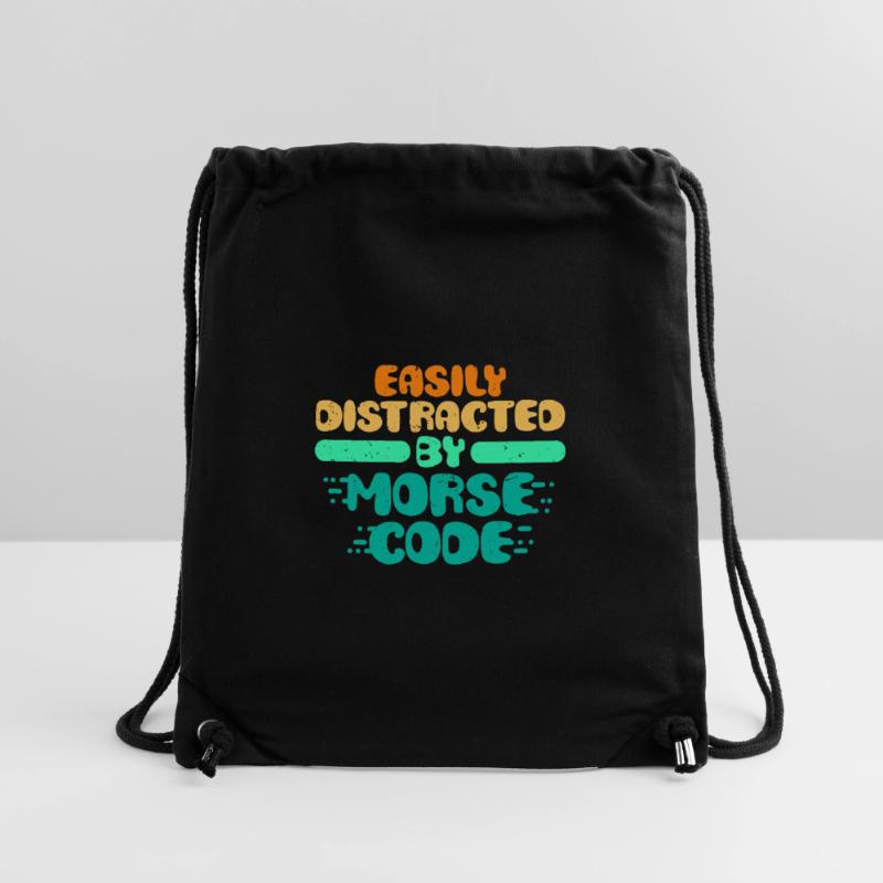 Morsecode Easily Distracted By Morse Code Stanley/Stella recycelter Gym Bag