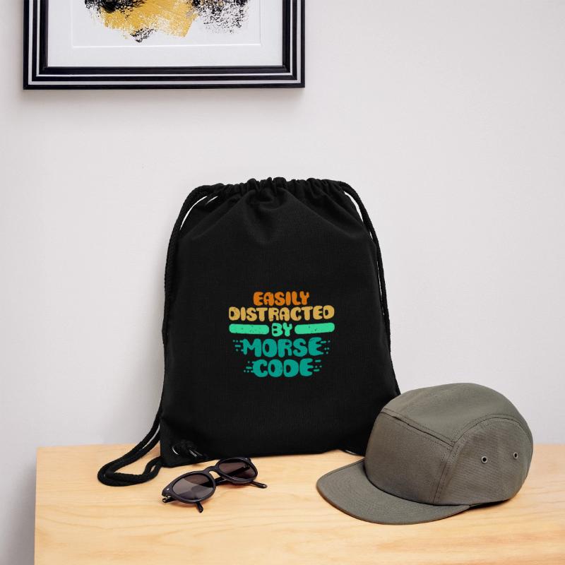 Morsecode Easily Distracted By Morse Code Stanley/Stella recycelter Gym Bag