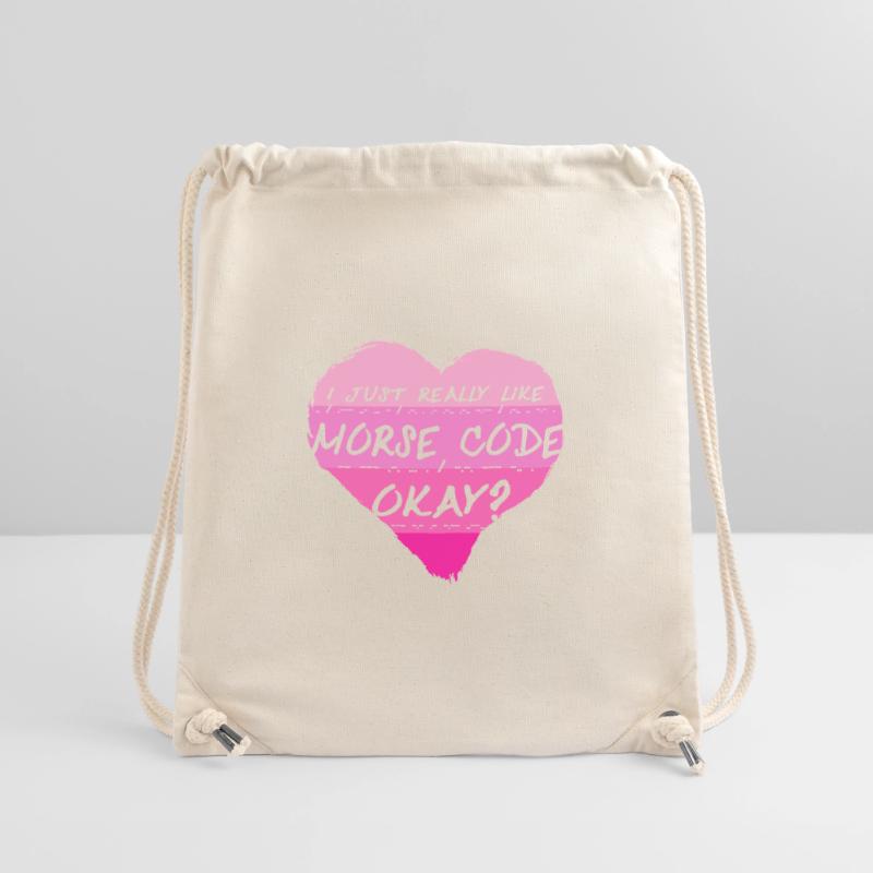 Morsecode I Just Really Like Morse Code Okay? Stanley/Stella recycelter Gym Bag