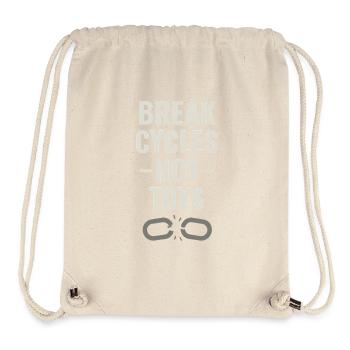 Emotional Verfügbarer Vater Sanfter - Stanley/Stella recycelter Gym Bag - Naturweiß - Vorne