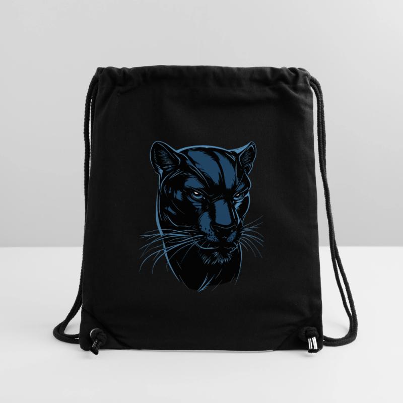 Panthère Léopard Grand Chat Mignon Gros Chat Panter Sac à cordon recyclé Stanley/Stella