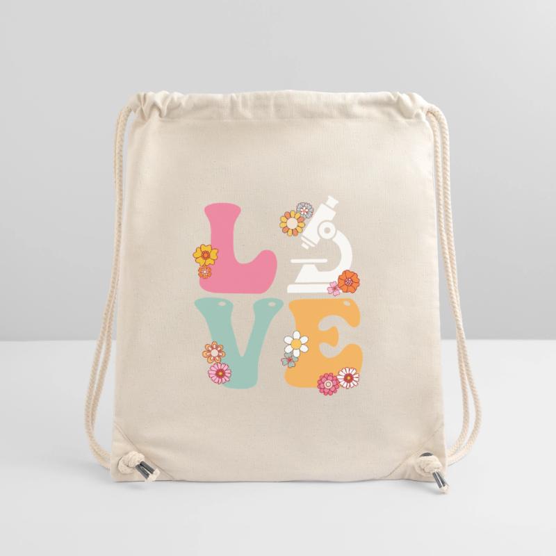 Amour Scientifique de laboratoire médical Boho Arc-en-ciel MLS Sac à cordon recyclé Stanley/Stella