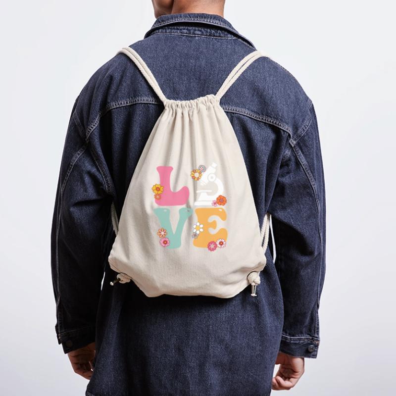 Love Medical Lab Scientist Boho Rainbow MLS Stanley/Stella Recycled Gym Bag