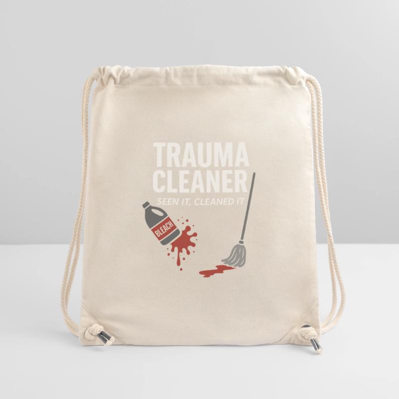 Forensic Cleaner Dark Humor Tatort Biohazard Stanley/Stella recycelter Gym Bag