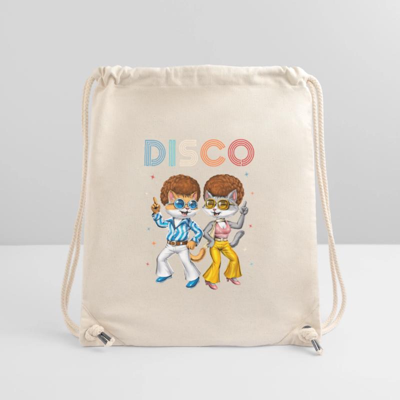 Disco-Katzen Stanley/Stella recycelter Gym Bag