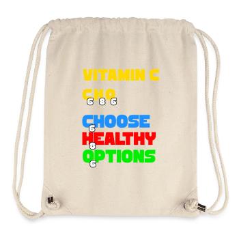 Vitamin C Choose Healthy Options - Stanley/Stella Recycled Gym Bag - natural - Front