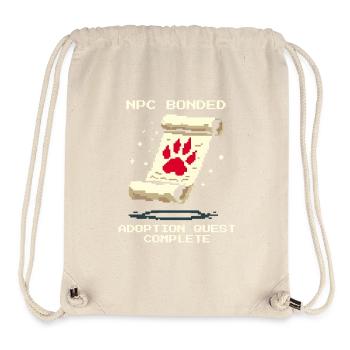 NPC bonded | Adoption quest fulfills animal shelter - Stanley/Stella Recycled Gym Bag - natural - Front