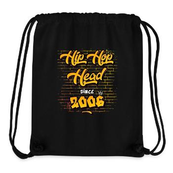 Hip-Hop Head Since 2006 - 19 Years of Fresh Beats - Stanley/Stella Recycled Gym Bag - black - Front
