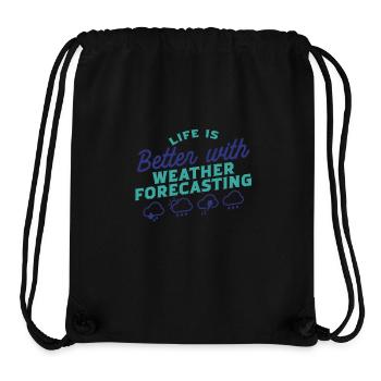 Meteorologe Wettervorhersager - Stanley/Stella recycelter Gym Bag - Schwarz - Vorne