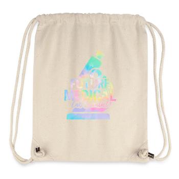 Futur scientifique de laboratoire médical Tie Dye MLS Medical - Sac à cordon recyclé Stanley/Stella - blanc naturel - Devant