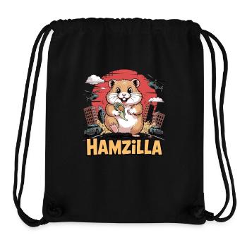 Hamzilla – Der Snack nimmt Rache - Stanley/Stella recycelter Gym Bag - Schwarz - Vorne