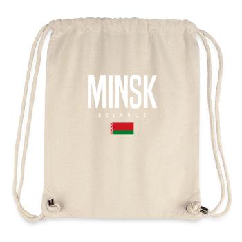 Minsk Belarus Weißrussland - Stanley/Stella recycelter Gym Bag - Naturweiß - Vorne