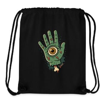 Zombiehand mit Auge - Stanley/Stella recycelter Gym Bag - Schwarz - Vorne