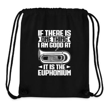 Baritone Player One Thing I Am Good Euphonium - Stanley/Stella Recycled Gym Bag - black - Front