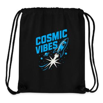 Weltraum-nerd-design Galaxien-erkunder Kosmischer - Stanley/Stella recycelter Gym Bag - Schwarz - Vorne