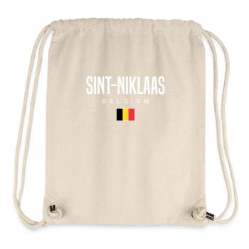 Sint-Niklaas, Belgium - Stanley/Stella Recycled Gym Bag - natural - Front