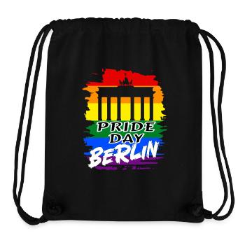 Pride Day Berlin LGBTQ+ Rainbow - Stanley/Stella Recycled Gym Bag - black - Front