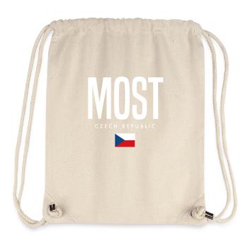 Most Tschechien - Stanley/Stella recycelter Gym Bag - Naturweiß - Vorne