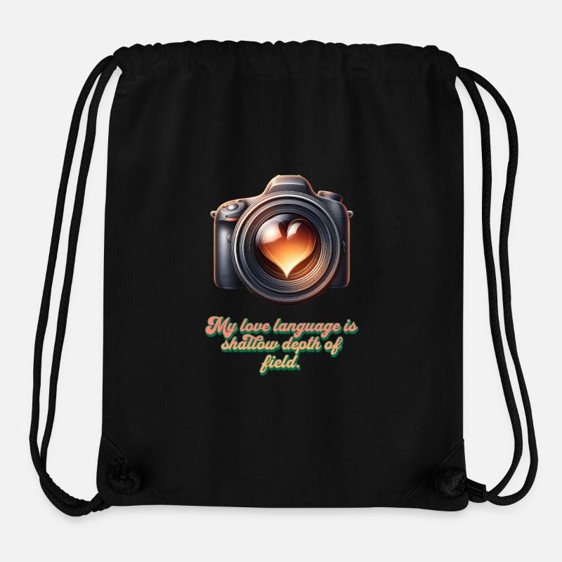 Declaration of love in blur - Stanley/Stella Recycled Gym Bag - black