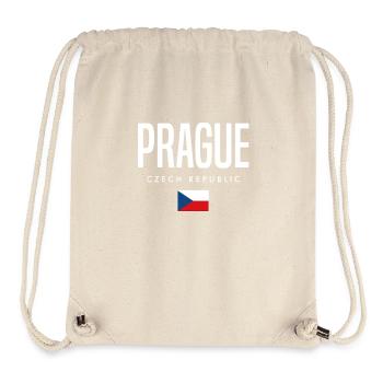 Prag Tschechien - Stanley/Stella recycelter Gym Bag - Naturweiß - Vorne