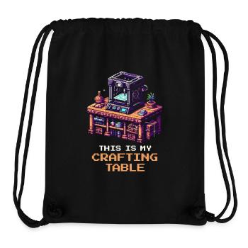 3D Printing Crafting Table | Print Bed Setup - Stanley/Stella Recycled Gym Bag - black - Front