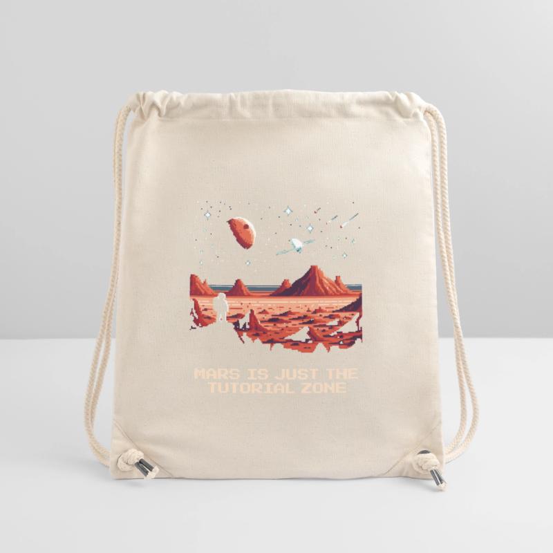 Mars Tutorialzone | Planet Astronomy Space Travel Stanley/Stella Recycled Gym Bag