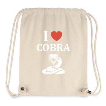 cobra - Sac à cordon recyclé Stanley/Stella - blanc naturel - Devant