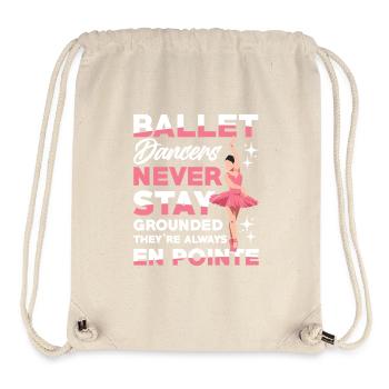 Ballet Tänzer Immer En Pointe Nie Geerdet - Stanley/Stella recycelter Gym Bag - Naturweiß - Vorne