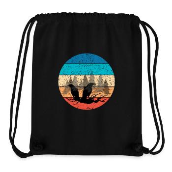 Raben - Stanley/Stella recycelter Gym Bag - Schwarz - Vorne