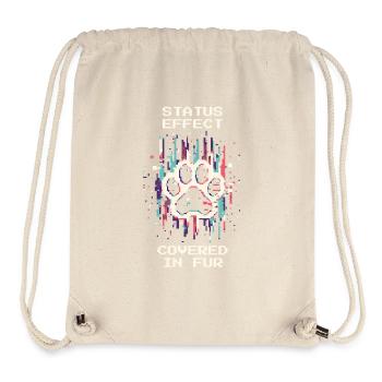 Fell-Status aktiv | Tierheim Alltag Tierhaar Level - Stanley/Stella recycelter Gym Bag - Naturweiß - Vorne