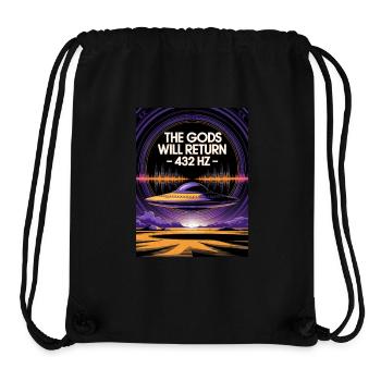 The Gods will Return 432Hz - Stanley/Stella recycelter Gym Bag - Schwarz - Vorne