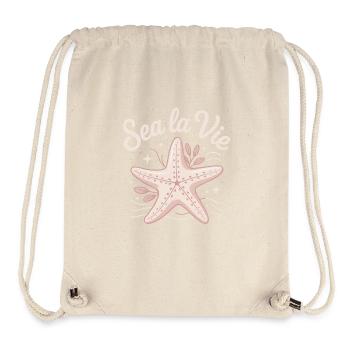 Sea La Vie Sweet Starfish Desing - Stanley/Stella Recycled Gym Bag - natural - Front