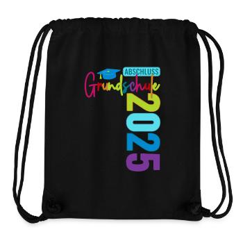 Kita Abgänger 2025 Schulstart Grundschule - Stanley/Stella recycelter Gym Bag - Schwarz - Vorne