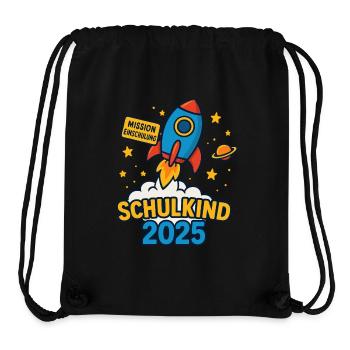 Schulkind 2025 Grundschule Kita Einschulung - Stanley/Stella recycelter Gym Bag - Schwarz - Vorne