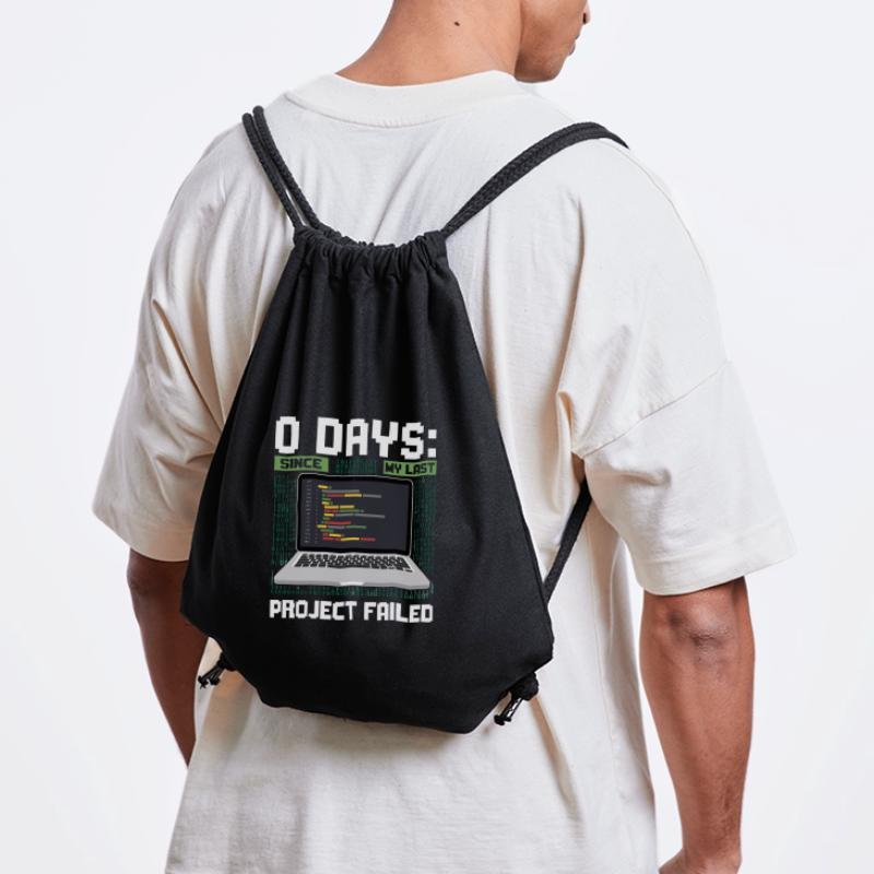 Technical Support 0 Days Since My Last Project Stanley/Stella Recycled Gym Bag