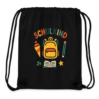Grundschule Einschulung Schulkind Schule - Stanley/Stella recycelter Gym Bag - Schwarz - Vorne