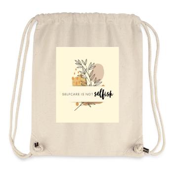 Selfcare is not selfish - Stanley/Stella recycelter Gym Bag - Naturweiß - Vorne