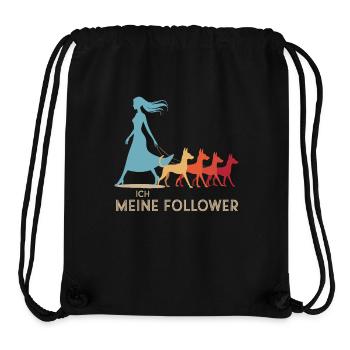 Ich & meine Follower – Hundehumor Design - Stanley/Stella recycelter Gym Bag - Schwarz - Vorne