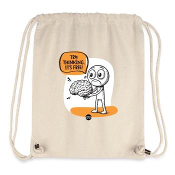 Brain. Some Assembly Required. - Stanley/Stella Recycled Gym Bag - natural - Front