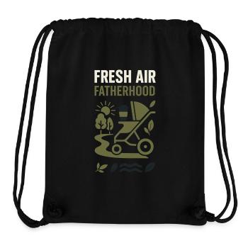 Kinderzimmervater Vaterschaft Pride - Stanley/Stella recycelter Gym Bag - Schwarz - Vorne