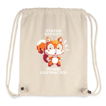Distraction Status: Persistent | ADHD Stimulus Chaos - Stanley/Stella Recycled Gym Bag - natural - Front
