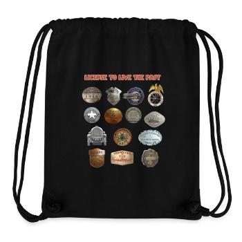 Lizenz, die Vergangenheit zu leben - Stanley/Stella recycelter Gym Bag - Schwarz - Vorne
