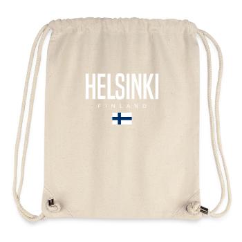 Helsinki Finnland - Stanley/Stella recycelter Gym Bag - Naturweiß - Vorne