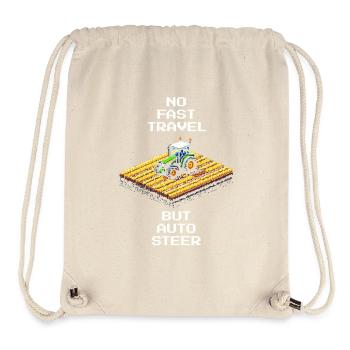 No Fast Travel | Autosteer activated - Stanley/Stella Recycled Gym Bag - natural - Front