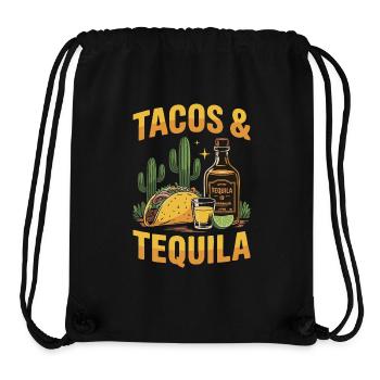 Tacos & Tequila – Fiesta Design für Mexiko-Fans - Stanley/Stella recycelter Gym Bag - Schwarz - Vorne