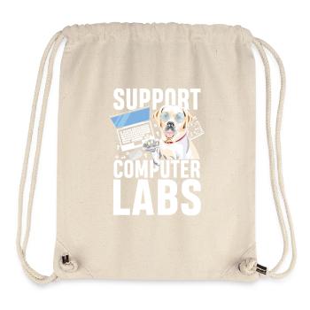 Support computer labs - Stanley/Stella recycelter Gym Bag - Naturweiß - Vorne