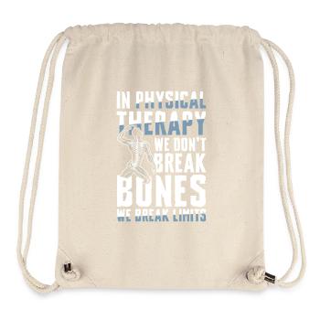 Physiotherapy Overcoming boundaries with attitude - Stanley/Stella Recycled Gym Bag - natural - Front